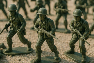 Les figurines de soldats en plastique avant 1970 : Des jouets incontournables