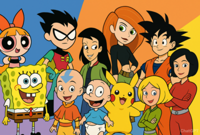 Top 10 des dessins animés dans les années 2000