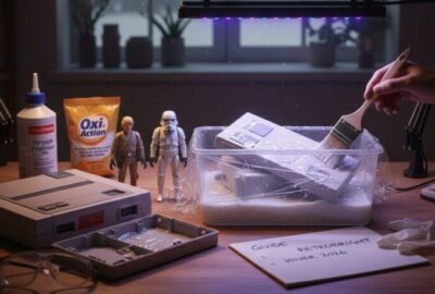 Le guide ultime pour blanchir vos vieux plastiques : la méthode Retrobright expliquée pas à pas